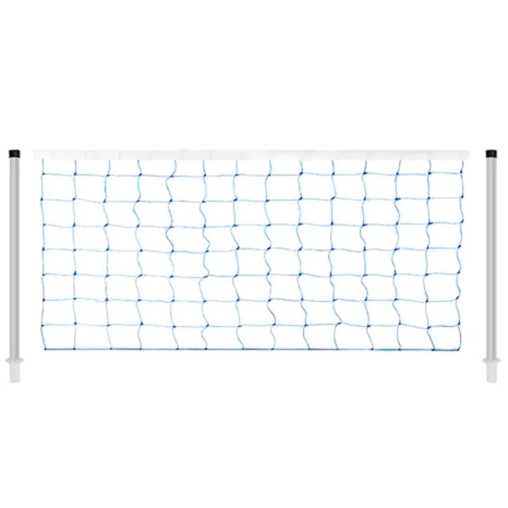 Kit Biribol Volei para Piscina Tubos + Rede 4 Metros