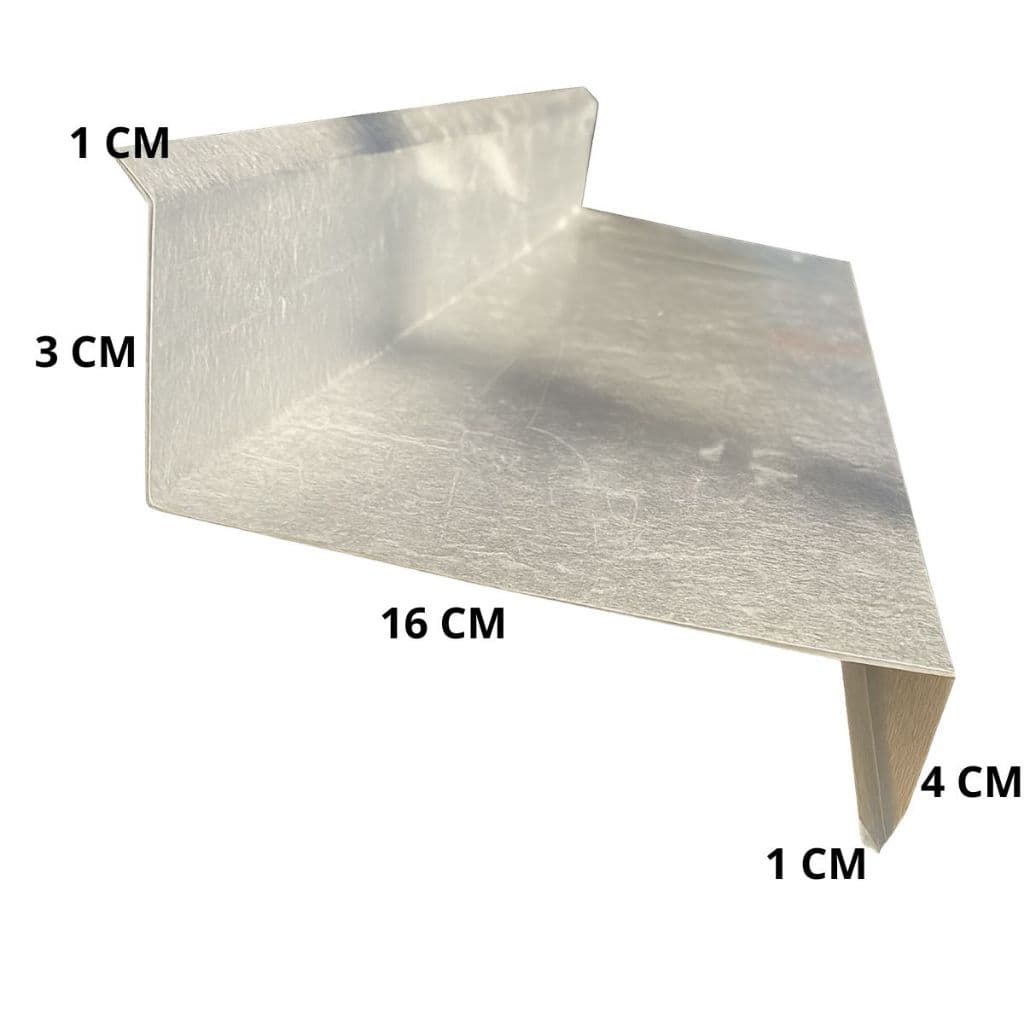 KIT 15 METROS RUFO DE DIVISA PARA MURO DE 15 CM