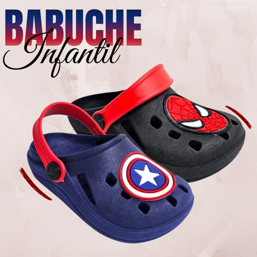 Sandalia Babuche Chinelo Infantil Menino Personagens Original