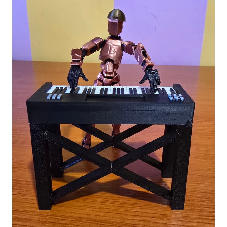 Muggora Piano para Dummy 13 Teclado Brinquedo Decoração