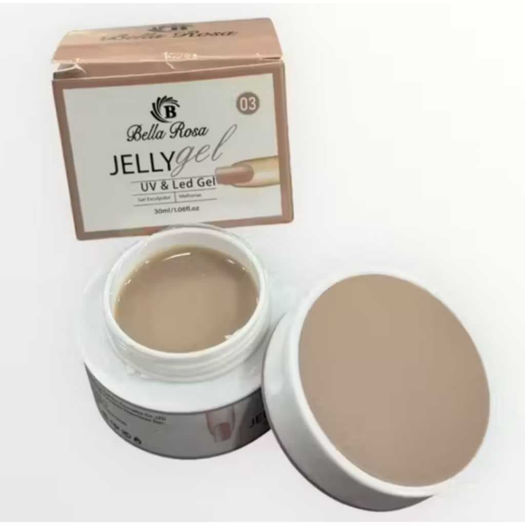 Gel Jelly Para Alongamento Unhas UV/LED 30g - Bella Rosa