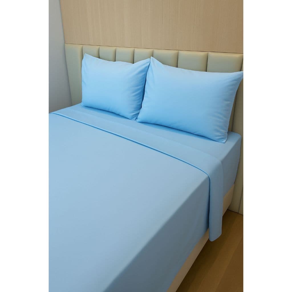 Jogo de Lençol Micropercal 500 Fios c/ Elástico Cama Casal ou Queen 4 Peças – Toque Macio Premium