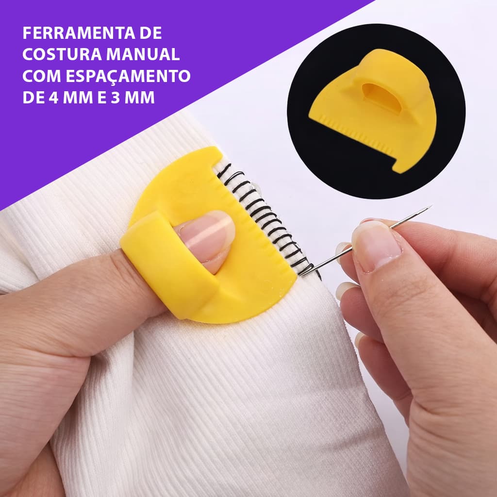 Ferramenta De Costura Manual Com Espaçamento De 4 mm e 3 Para Artesanato DIY