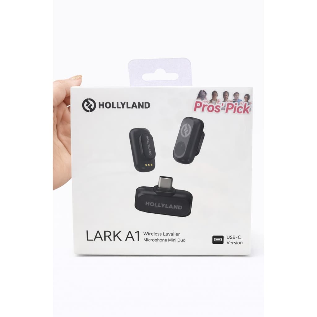 Hollyland Lark A1 Duo Micrófono Inalámbrico 48 Khz