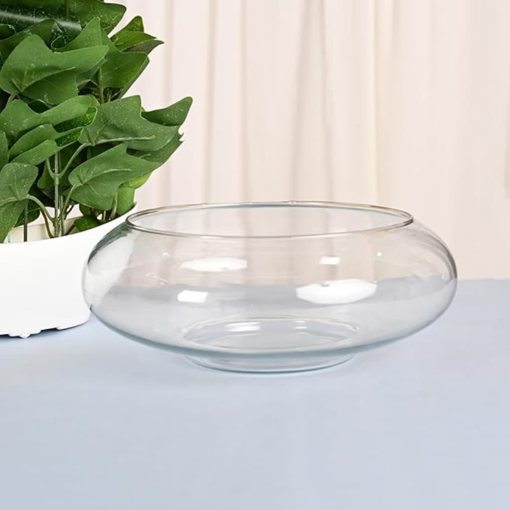 Vaso Aquário Redondo Decoração Vidro Terrário 1,4L (Promoção)