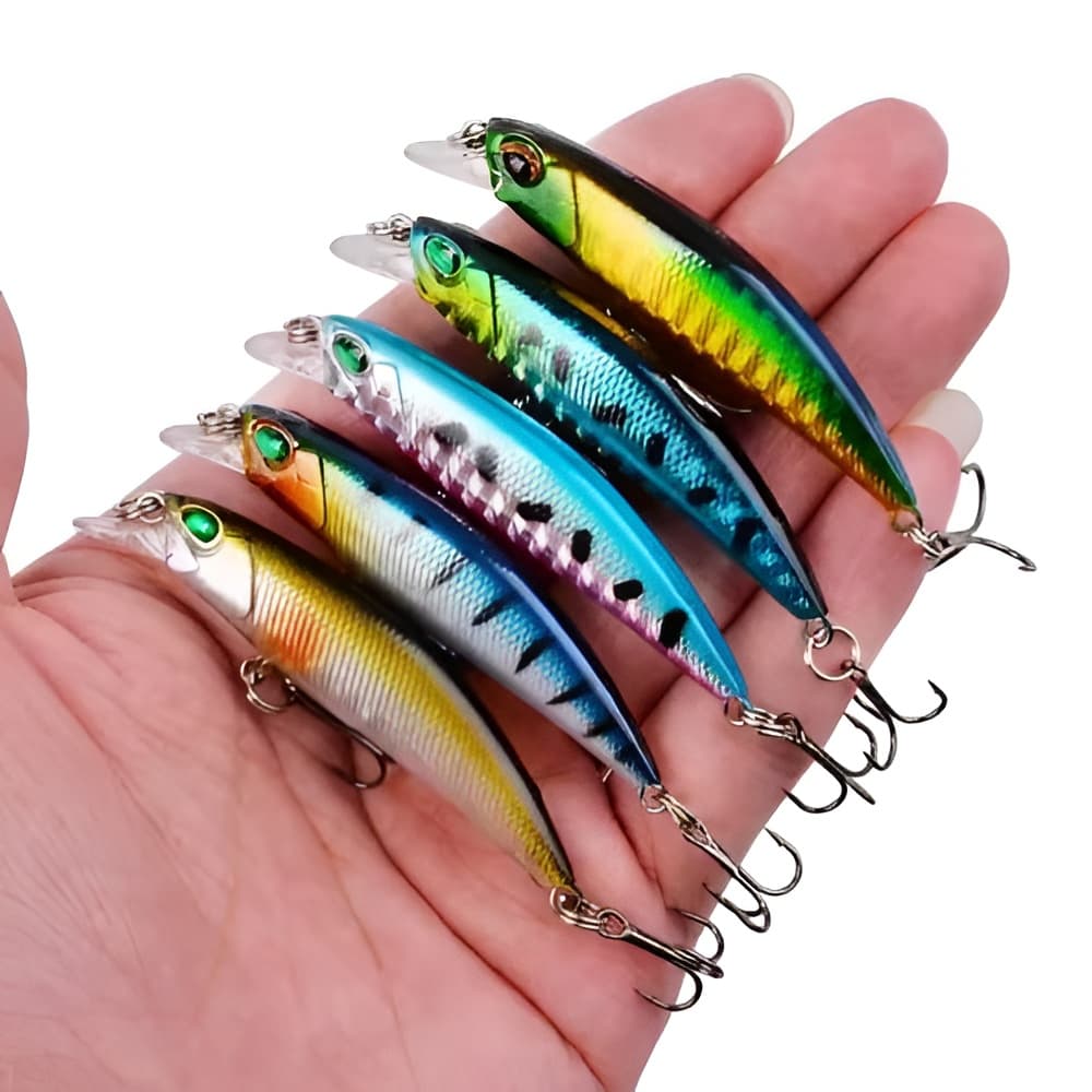Isca Artificial Meia Água 6,8cm 4,1g Pesca Tucunaré Traíra Dourado Cachorra