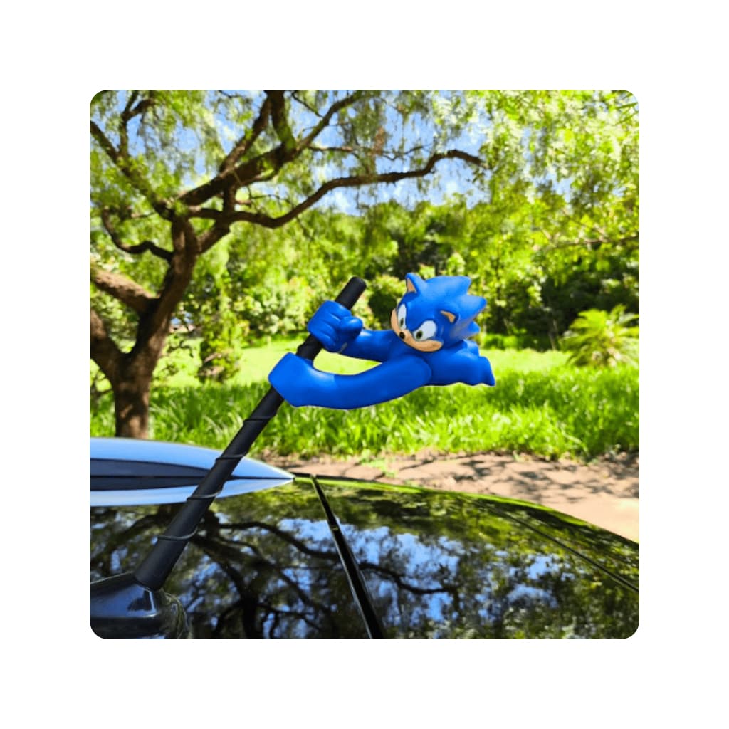 Enfeite Antena Porco Espinho Haste Grossa Bichinho Carro Brinquedo Automotivo Cartoons Personagem