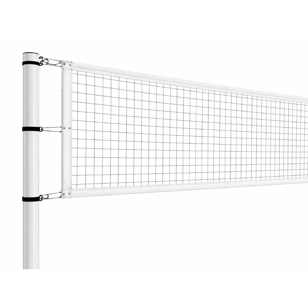 Rede esportiva de Voleibol de quadra Profissional, Vôlei de praia, Futevôlei, Peteca - Cor preta com faixas, fio 2mm
