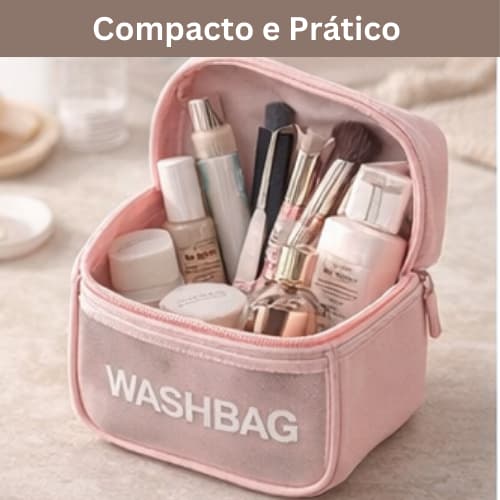 Necessaire Maquiagem Bolsa Compacta Organizadora para Viagen