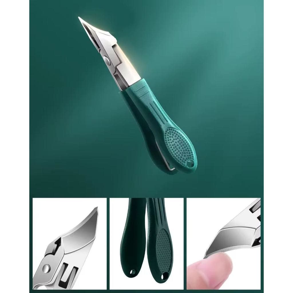 Cortador De Unhas Ferramenta De Manicure Tesoura De Cuidados Com As De Aço Inoxidável Arte Do Prego Chanfrado Unha Super
