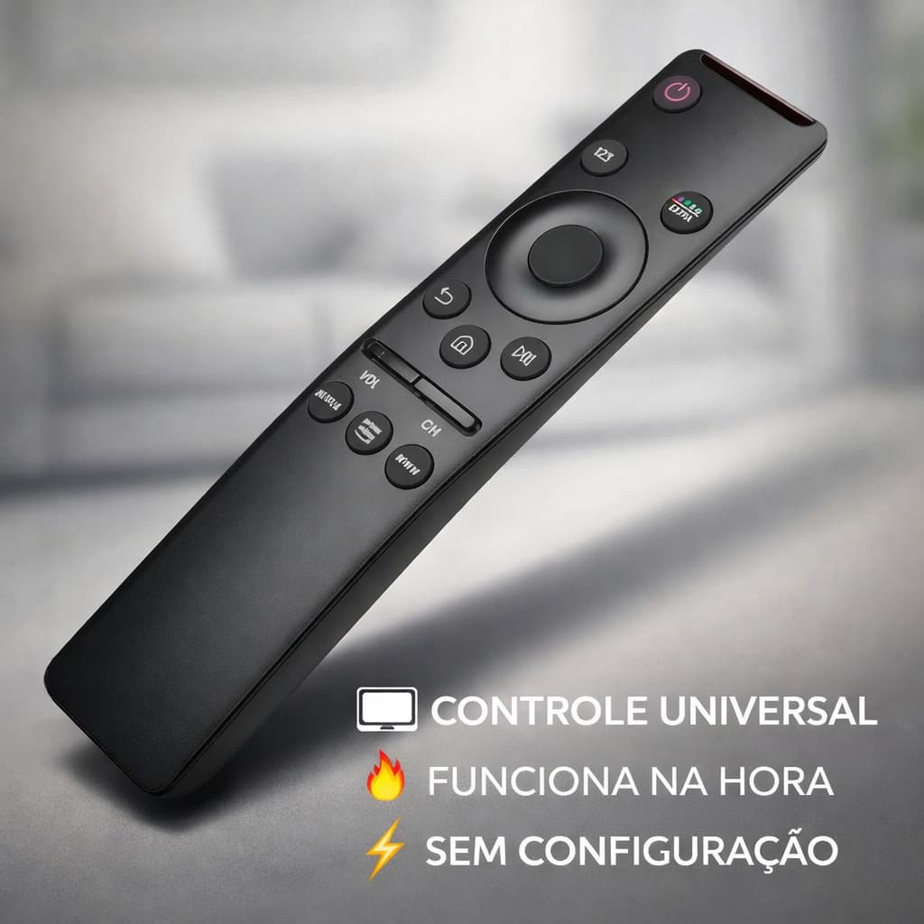Controle Remoto Compatível com Smart TV – Universal e Alta Precisão