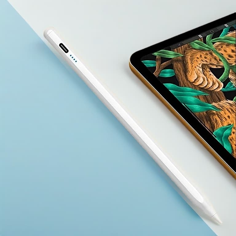 Caneta Touch Universal para Tablet, Ponta Fina, Alta Sensibilidade, Compatível iOS/Android
