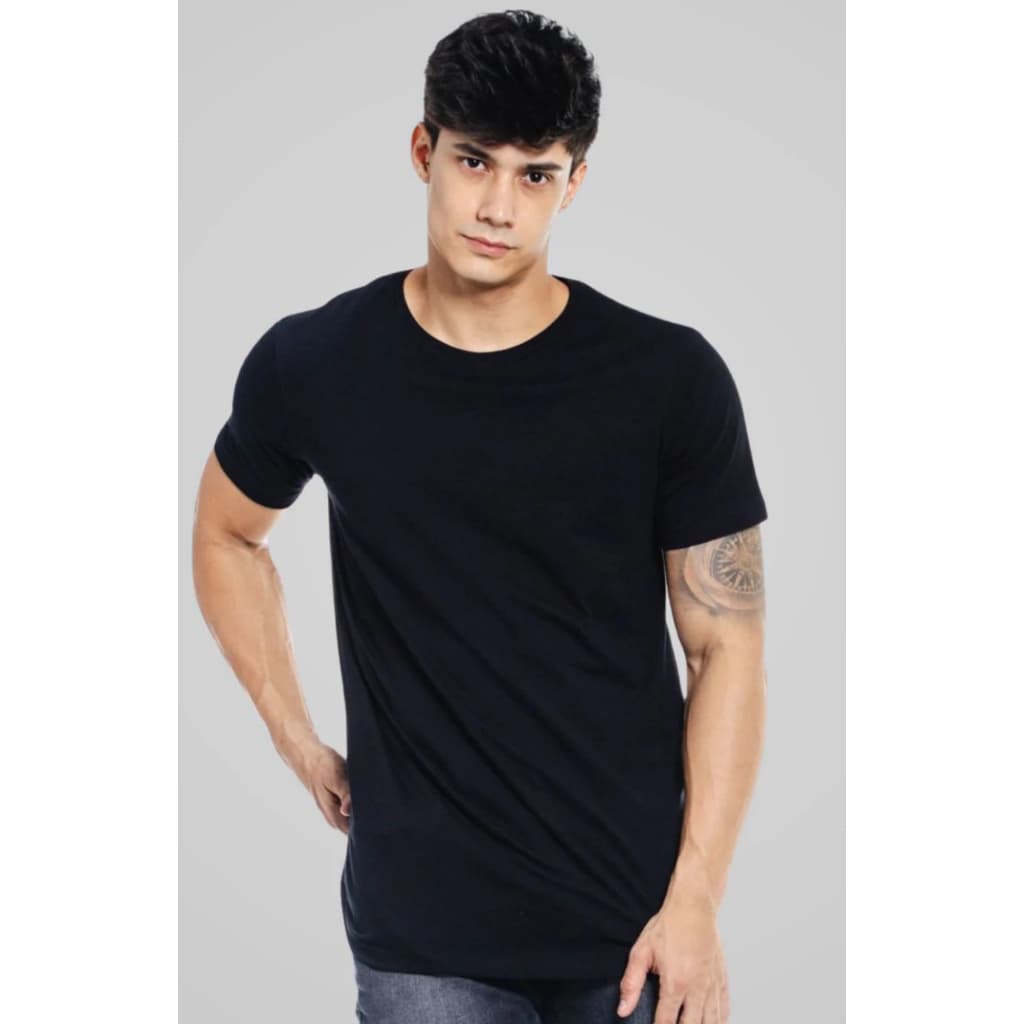 Camiseta Masculina Básica 100% Algodão Manga Curta Lisa Premium