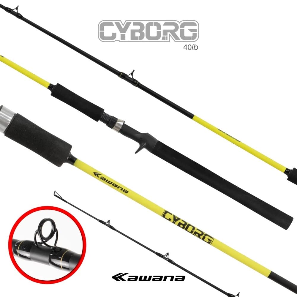 Vara Pesca CYBORG ( Kawana ) 1,98mt 40lbs - 2 partes
