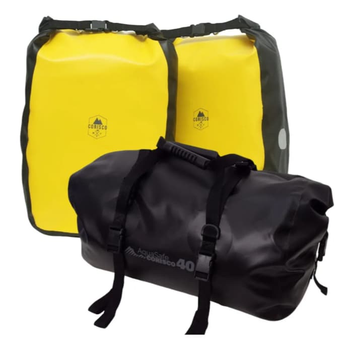Kit 90 Alforge Bolsa Bike Bicicleta Cicloturismo Impermeável Corisco Ideal para viagens longas de bicicleta