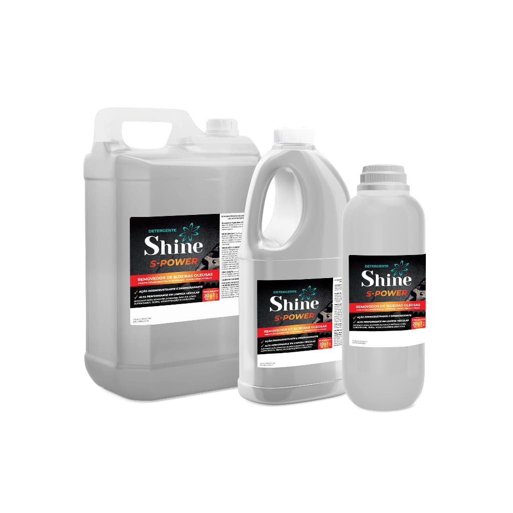 S-POWER Detergente Automotivo - Desincrustante - Desengraxante Geral:1L para 100L Pesada:1L para 50L