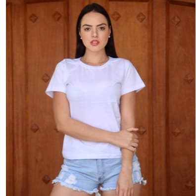 Blusas Femininas Camisetas Baby Look Gola Básicas Rosa Pink Cores Nividades Confira !