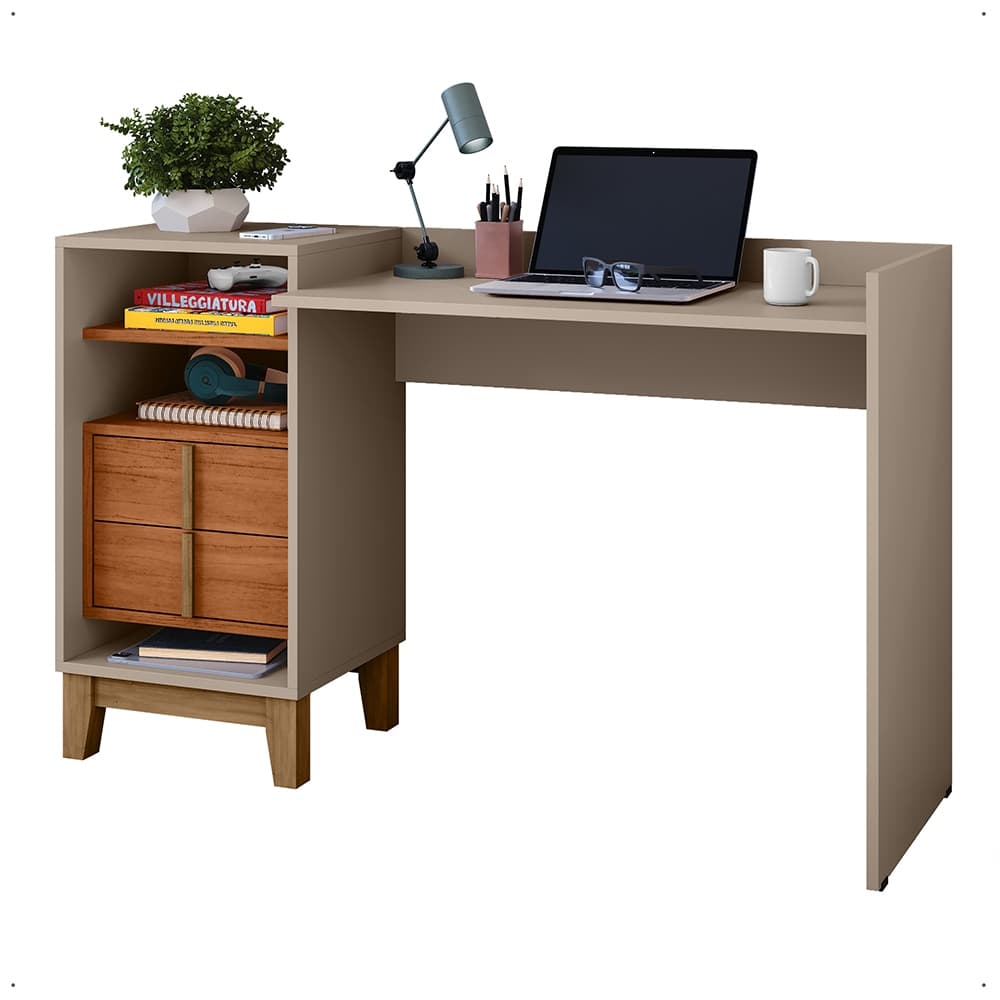 Mesa Escrivaninha Para Computador Escritório Quarto Gamer  Compacta Moderna - Várias Cores