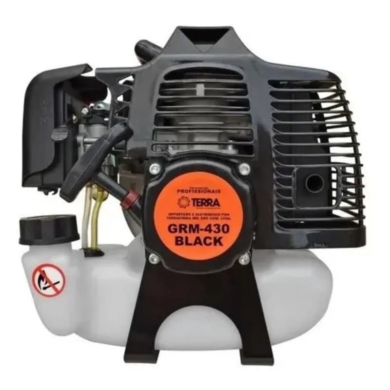 Motor Terra 43cc De Roçadeira A Gasolina - Grh-430 Black