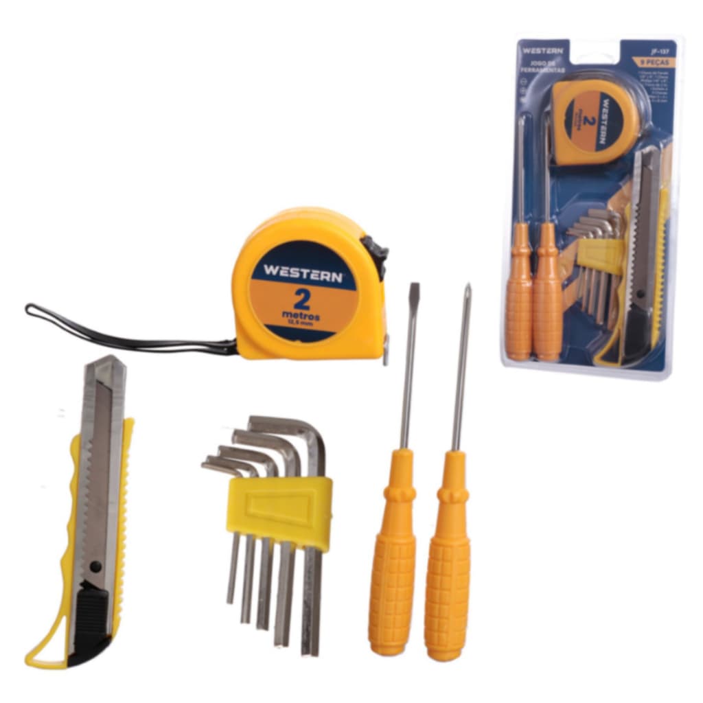 Kit ferramentas 9 peças