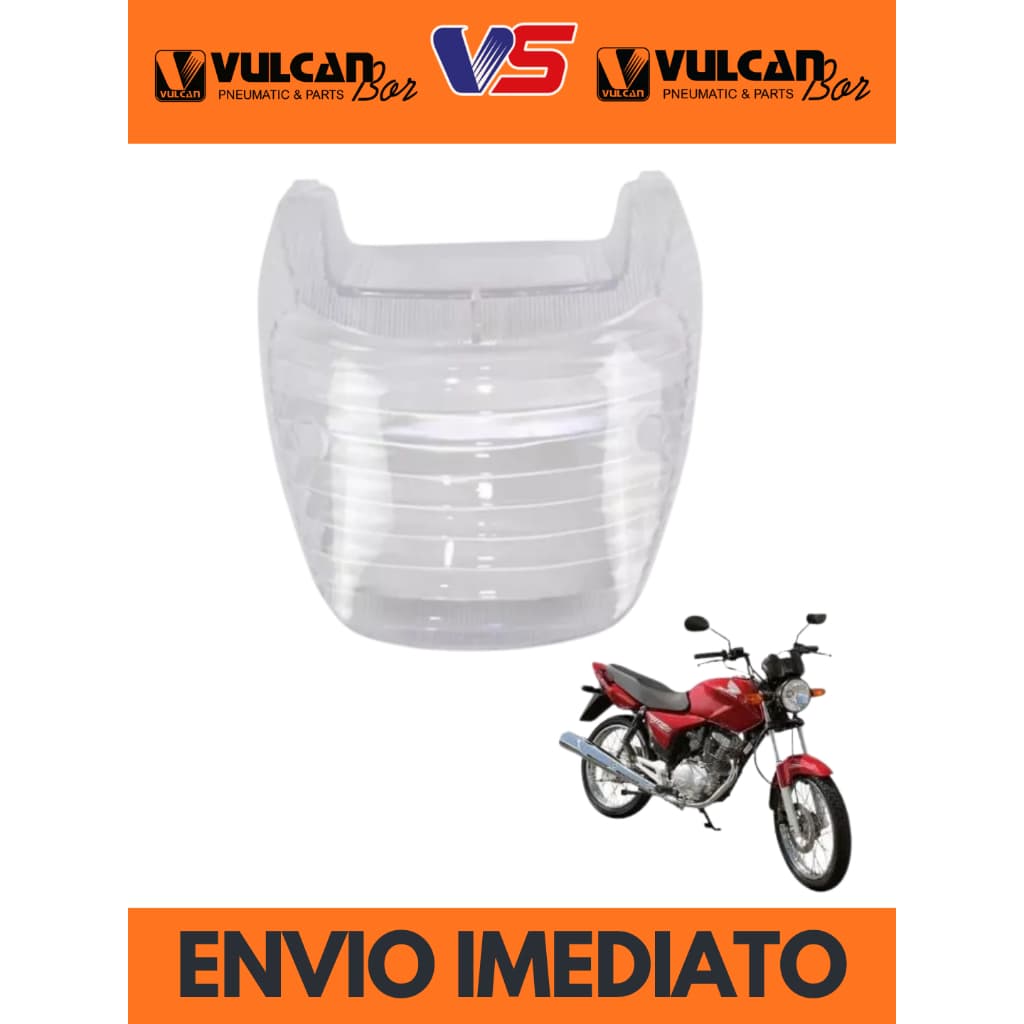 Lente Da Lanterna Traseira Honda Titan 125  2000 a 2004  Honda Fan 125  2005 a 2008  Cristal