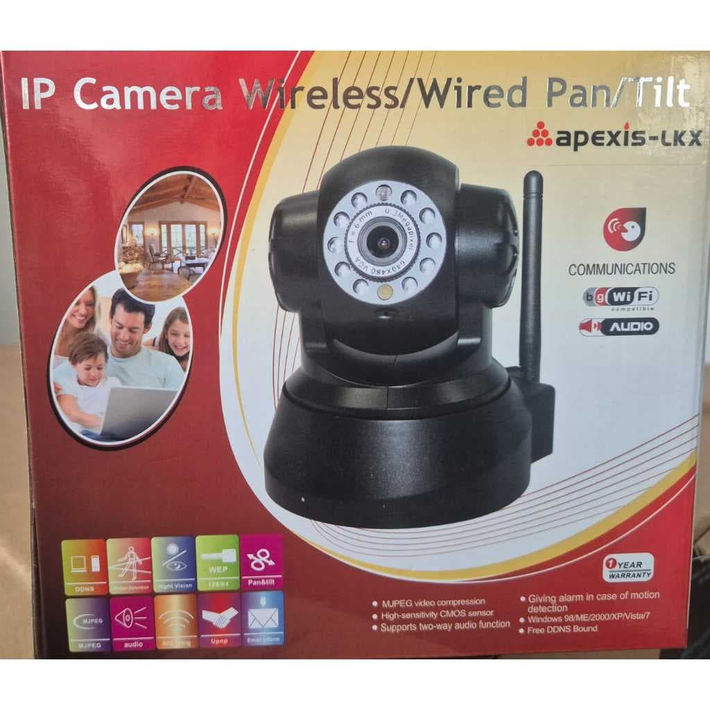 Camera De Seguranca Apexis Lkx Pan/tilt