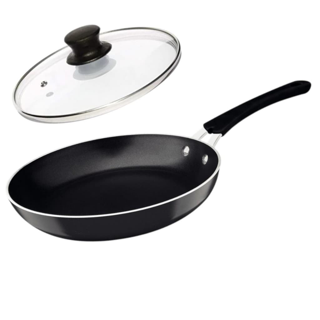 Frigideira Tramontina Profissional Grande Antiaderente 30Cm Ext. Porcelana Enamel e Cabo de Silicone Com Tampa de Vidro