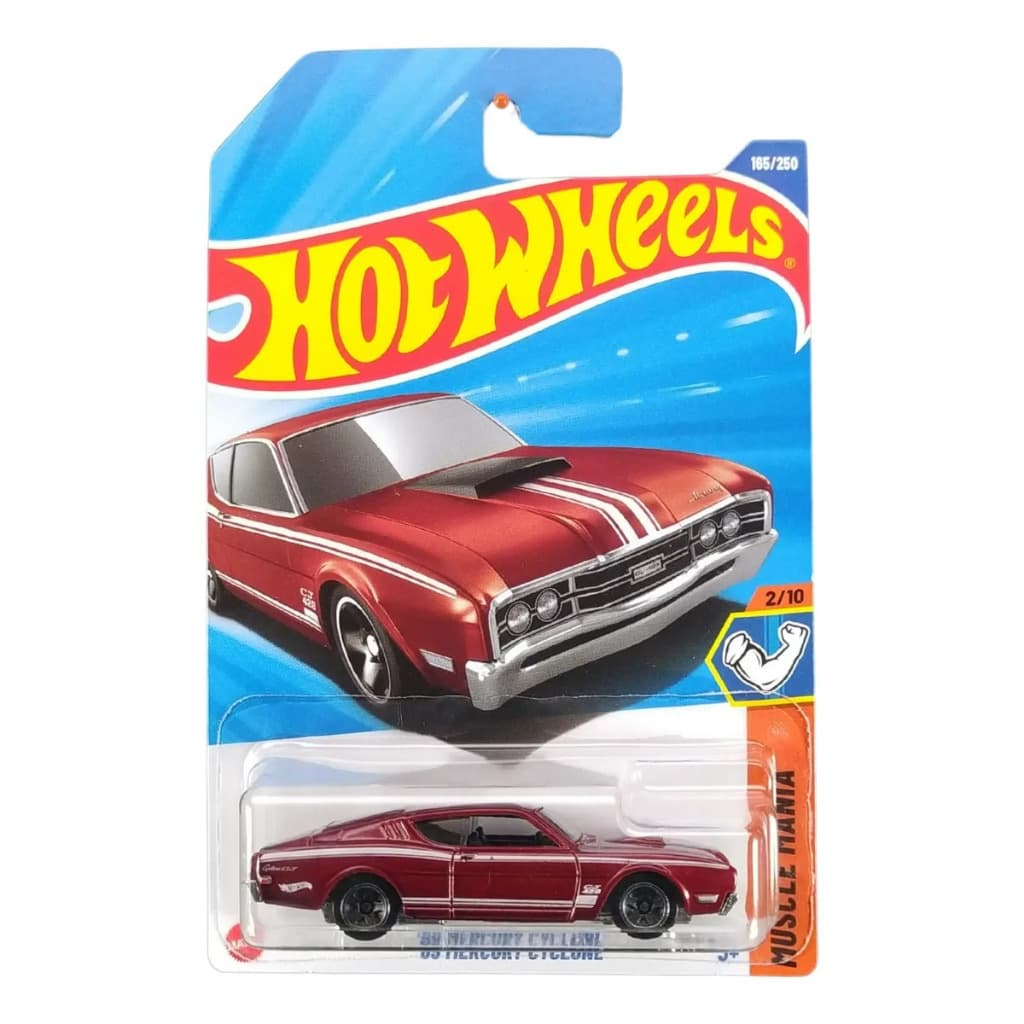 Carrinho Hot Wheels Muscle Mania - 69 Mercury Cyclone - hyy61