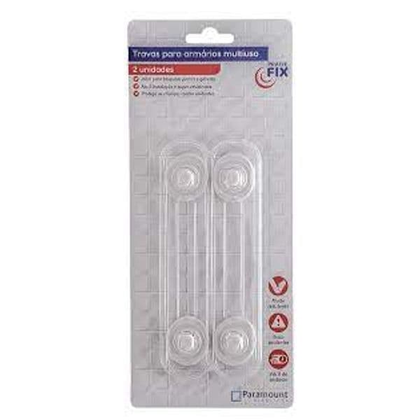Kit 5 Trava de Armário Multiuso Paramount 2 Unid Cada