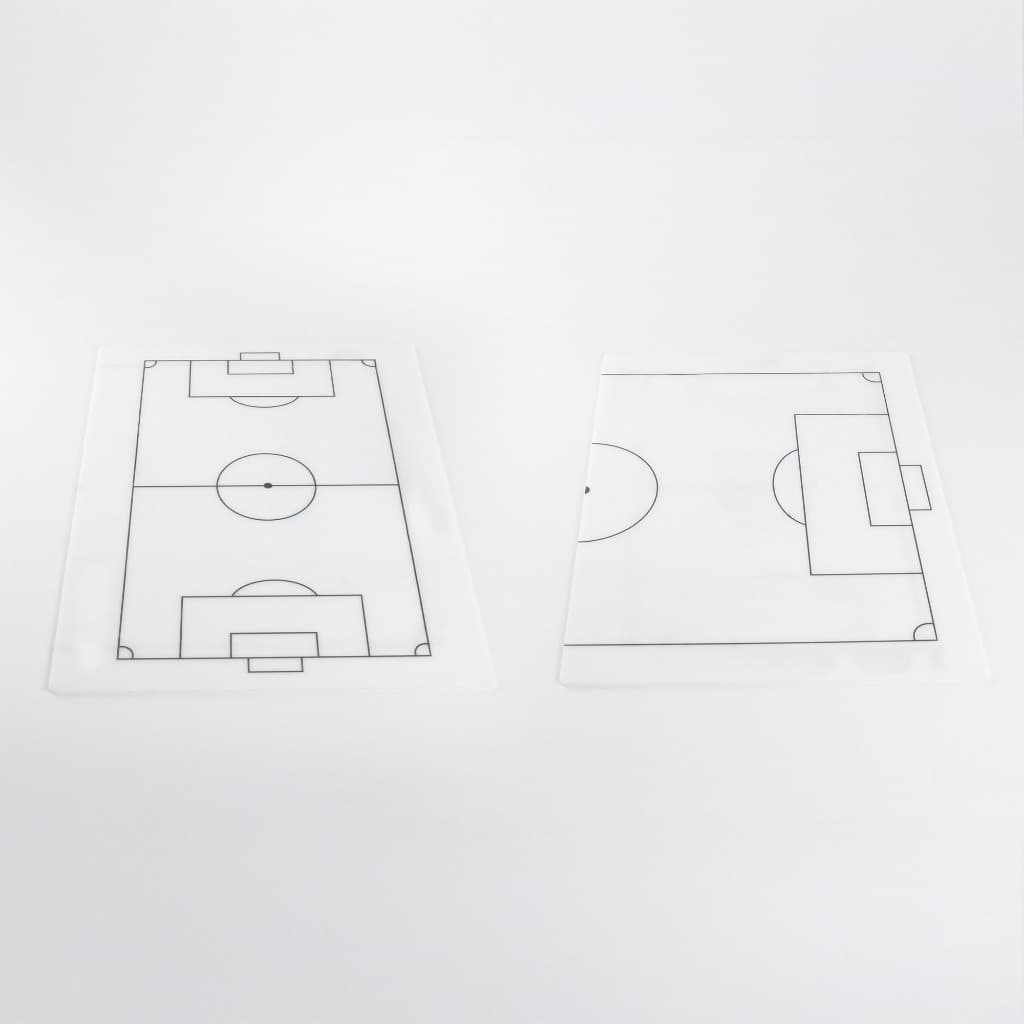 Prancheta Tática Professor Técnico Decoração Acrílico 2 Faces Esportes Futebol Campo