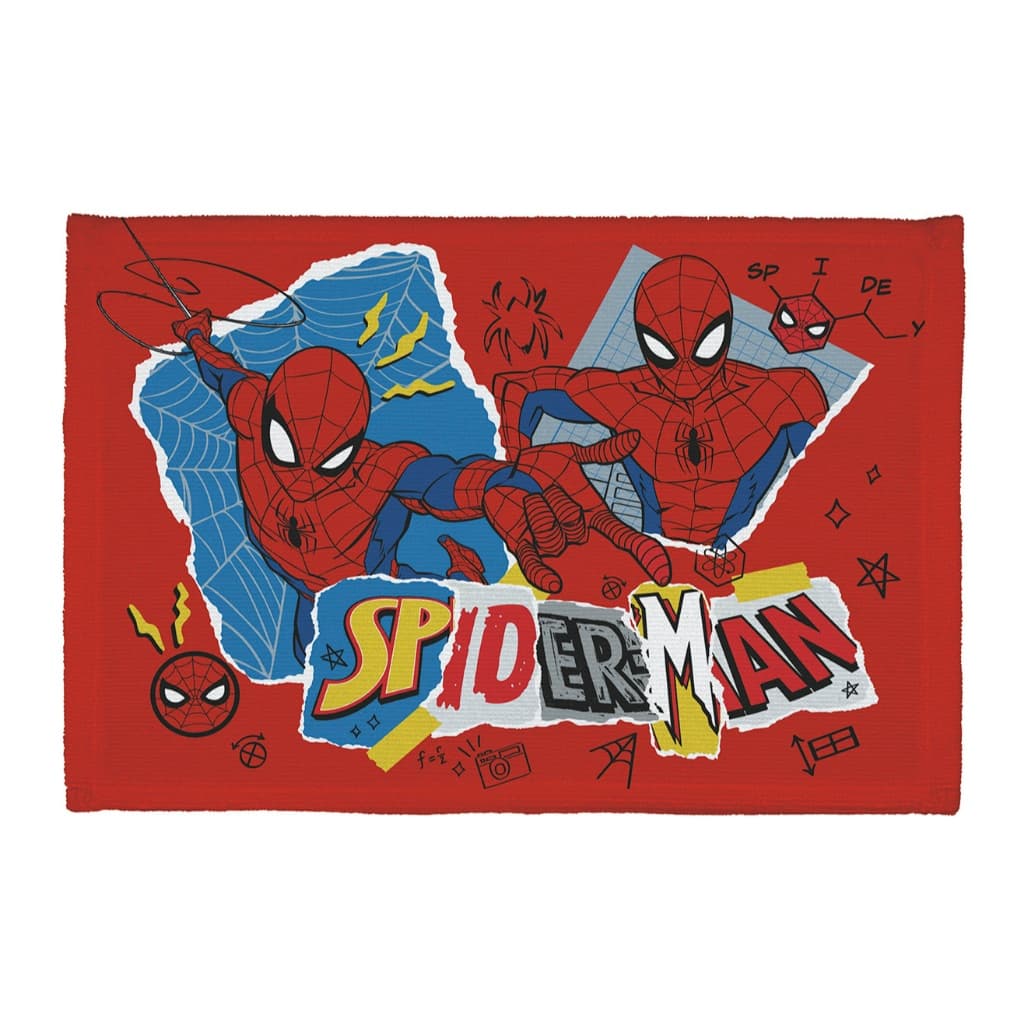 Toalha de Mão Lancheira Personagens Infantil Escolar Homem Aranha Original Lepper 28 Cm X 40 Cm