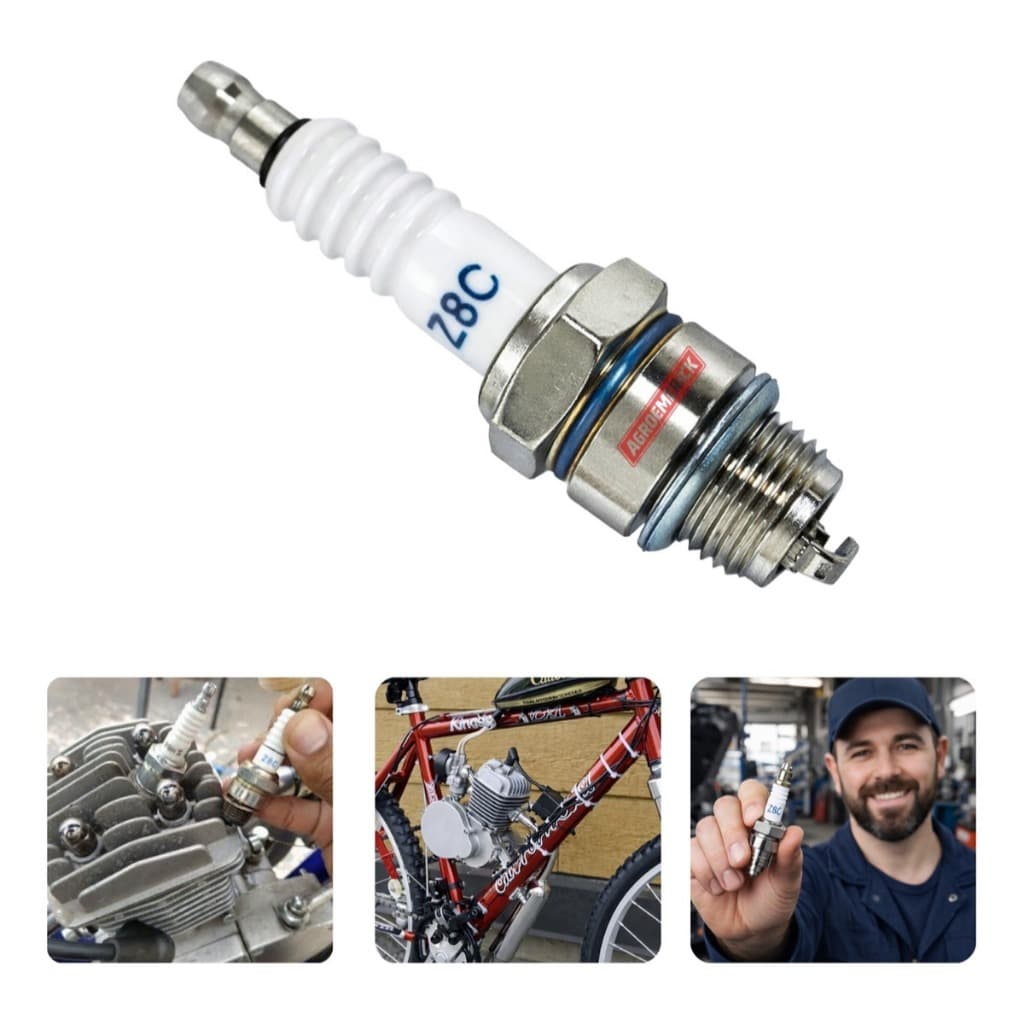 Vela Ignição Z8 para Bicicleta Motorizada 49cc 50cc 80cc 100cc motor 2t