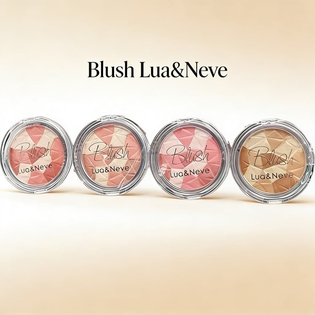 Blush Lua&Neve LN06011 - Pigmentação Intensa, Fixação Duradoura - Envio rápido