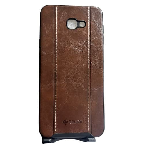 Capinha De Celular J4+  Estilo Couro Marrom Capinha Feminina E Masculina