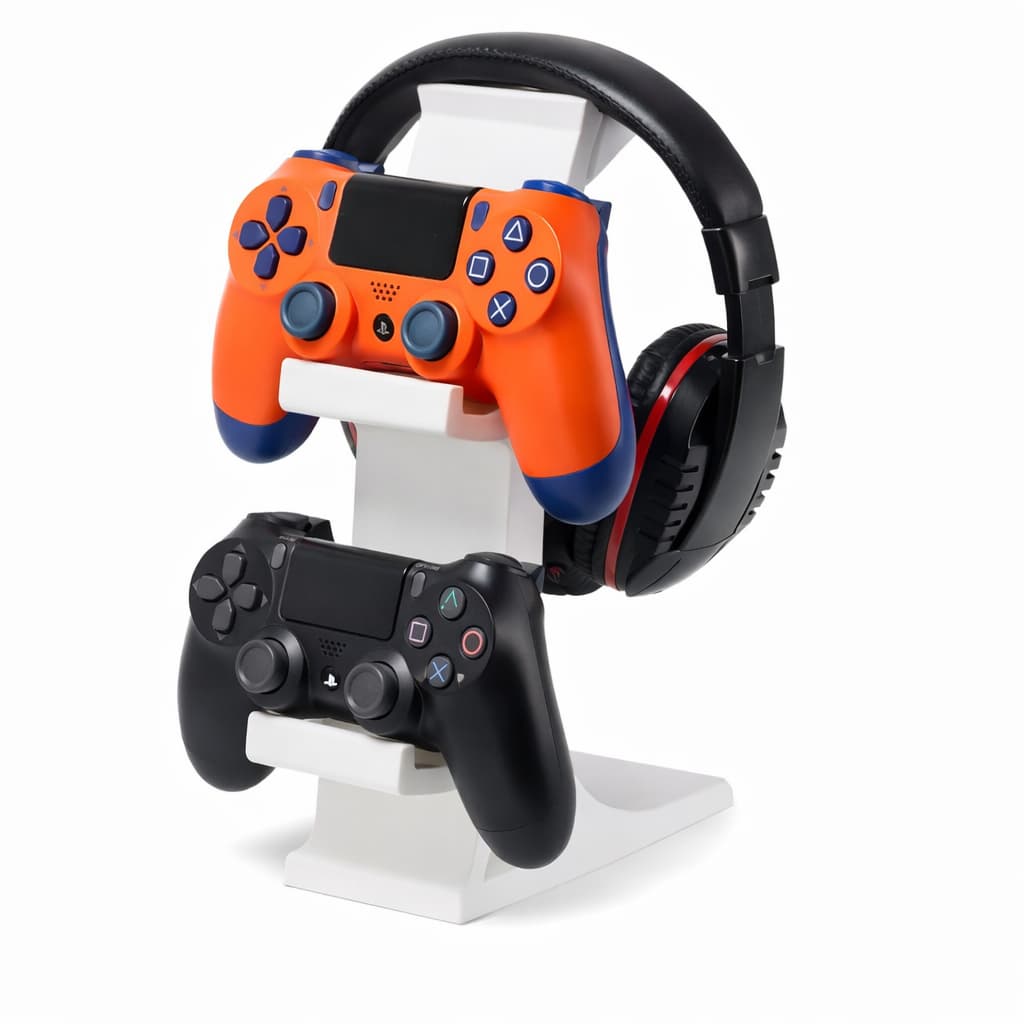 Suporte de controle suporte gamer  headset organizador de mesa PS4 Ps5 Xbox suporte duplo