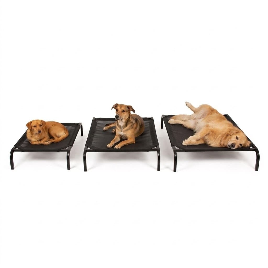Cama Pet Suspensa Elevada Para Cães E Gatos Reforçada Vários Tamanhos - Resistente e Lavável