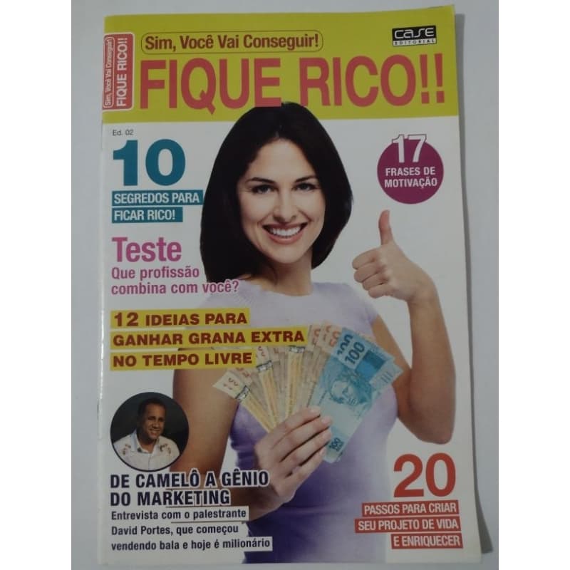 Revista: Fique rico!! - edição 2 - Case editorial