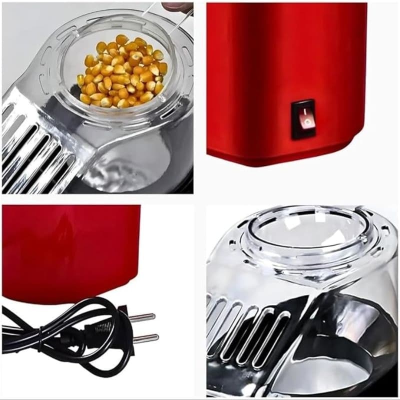 pipoqueira Elétrica sem óleo tomate 1100w maz-1178 220v