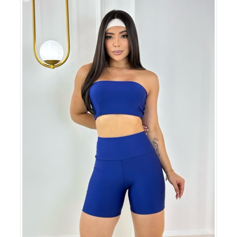 Conjunto Fitness Feminino Top •	Conjunto Fitness Feminino Modelador Alta Compressão