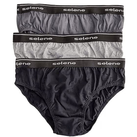 Cueca Kit 10 peças 100% Algodão Estilo Confortável e Respirável Modelo Slip