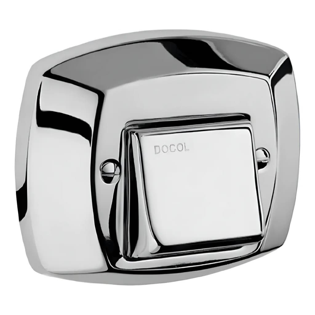 Acabamento Para Válvula De Descarga Docol Branco Preto Cromado Bege Blukit Abs