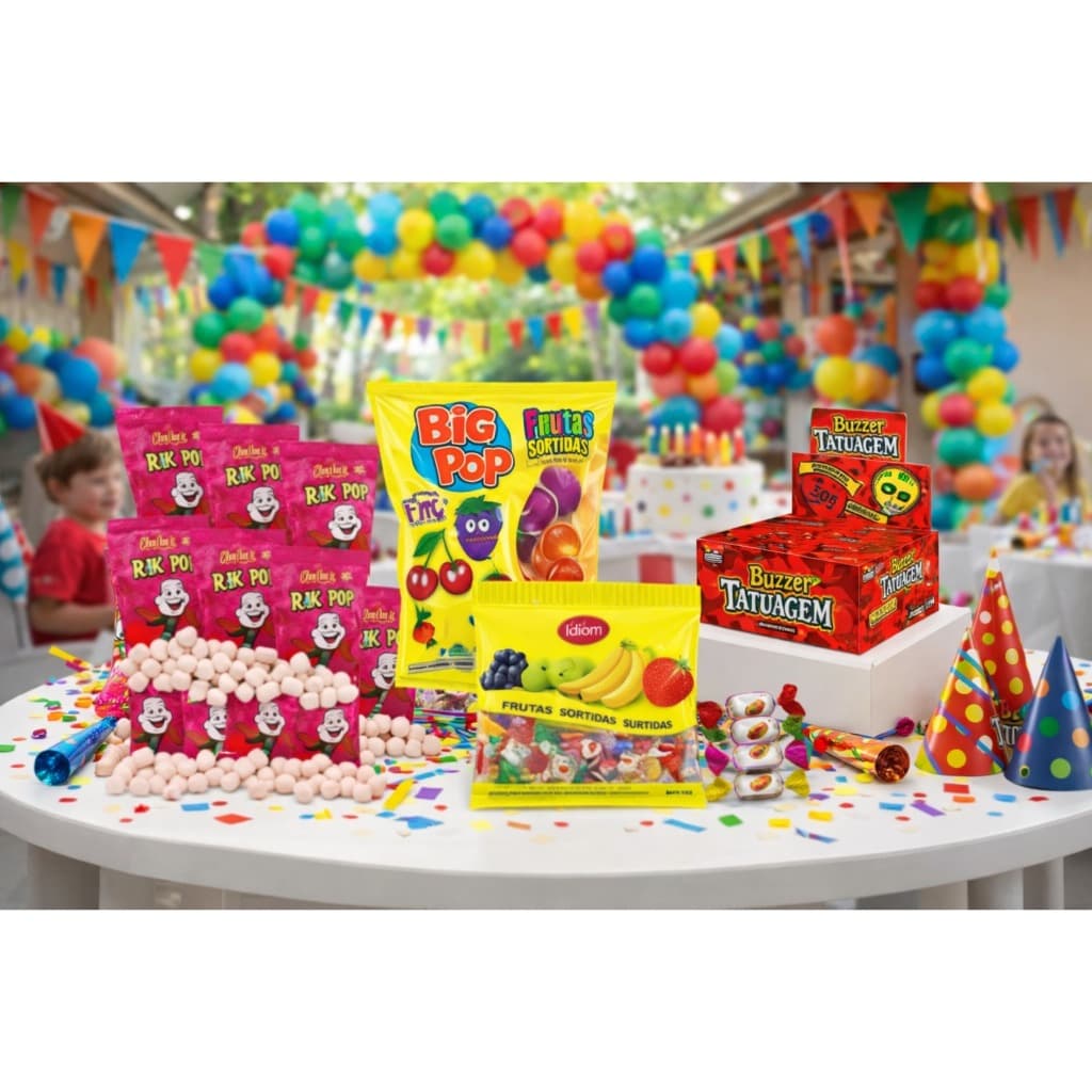 Kit de Doces para 50 Sacolinhas – Festa Infantil / Lembrancinhas Personalizadas-envio imediato