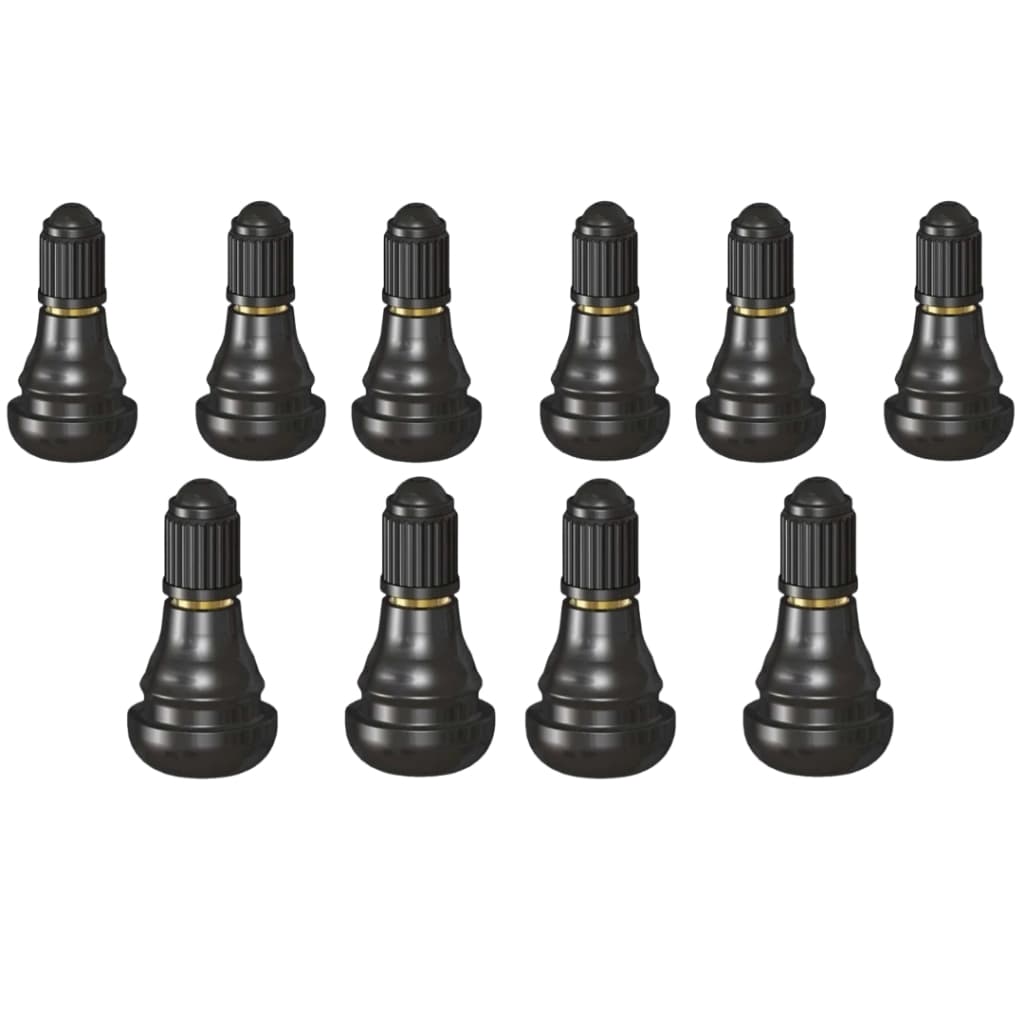 Kit 10 Bicos Válvula Para Pneu Sem Câmara Moto Tr412
