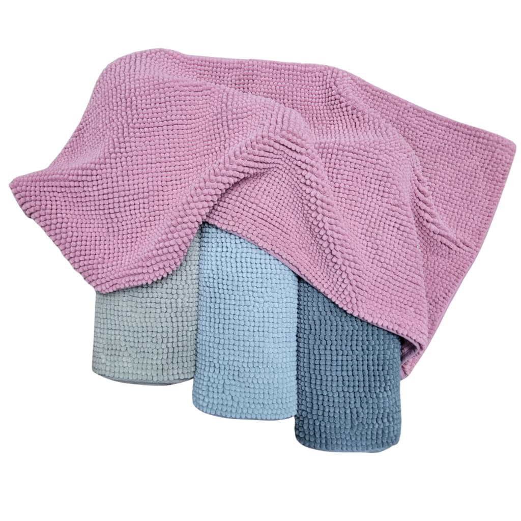 Tapete 50x110cm Passadeira Antiderrapante Chenille Bolinha Quarto Cozinha Sala Conforto e Segurança