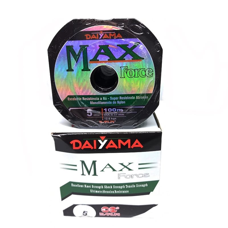Linha De Pesca Maruri Dayama Max Force Nylon 0,33 Mm 10 Rolo