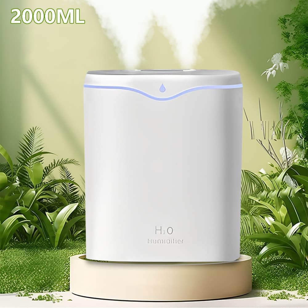 Umidificador Humidificador De Ar Portátil 2 Litros Grande Ambiente Purificador  Difusor Elétrico Aromatherapy