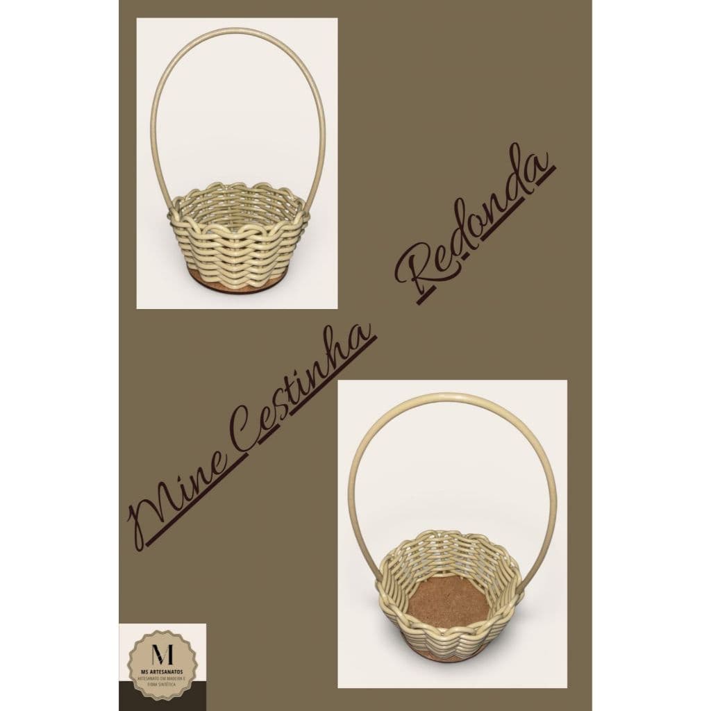 Kit 10 Mini Cestas Fraldeiras Em Sintético Para Casamentos, Lembrancinhas, Festas
