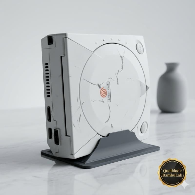 Suporte para Console Dreamcast – Organização, firmeza e muito estilo no seu setup!