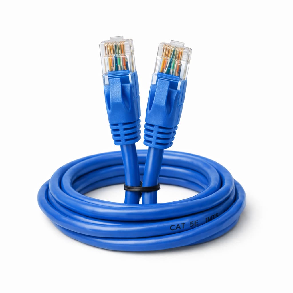 Cabo de Rede CAT5e 2m RJ45 Internet Alta Velocidade PC Roteador LAN