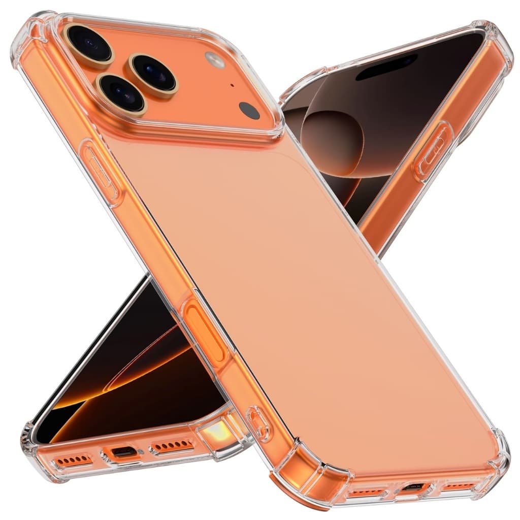 2 Capas Capinha Anti Impacto Transparente Para o Celular iPhone 16 17 Pro Max Plus Air